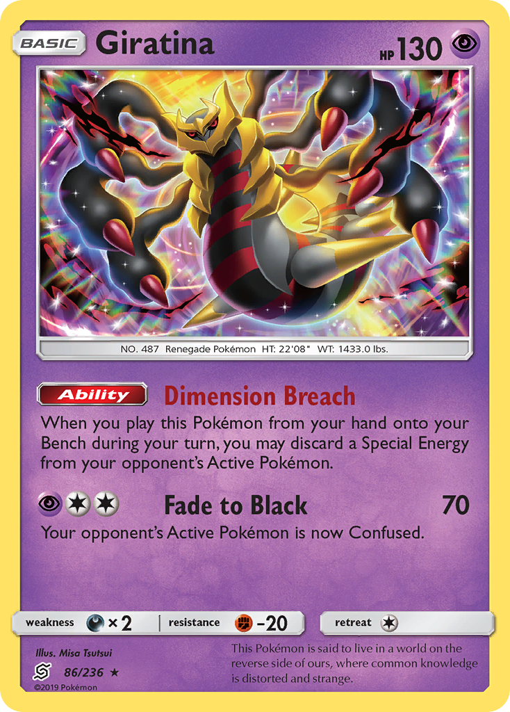 Giratina (86/236) [Sun & Moon: Unified Minds] | Card Citadel
