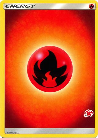 Fire Energy (Charizard Stamp #11) [Battle Academy 2020] | Card Citadel