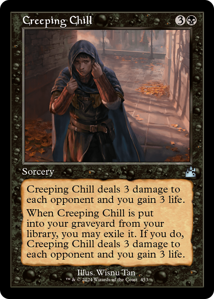 Creeping Chill (Retro Frame) [Ravnica Remastered] | Card Citadel