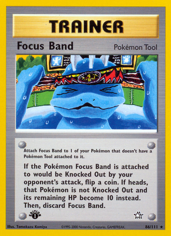 Focus Band (86/111) [Neo Genesis 1st Edition] | Card Citadel