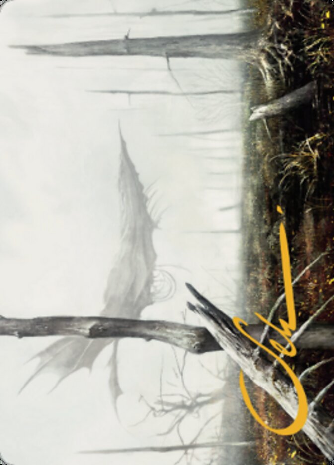 Swamp Art Card (Gold-Stamped Signature) [Dominaria United Art Series] | Card Citadel