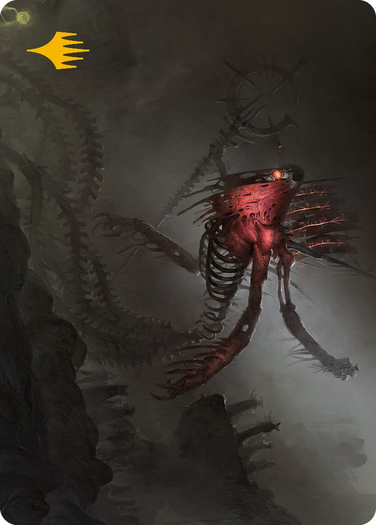 Drivnod, Carnage Dominus Art Card (Gold-Stamped Signature) [Phyrexia: All Will Be One Art Series] | Card Citadel