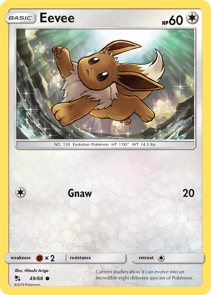 Eevee (49/68) [Sun & Moon: Hidden Fates] | Card Citadel