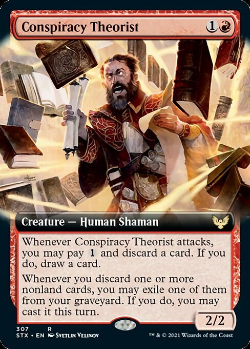 Conspiracy Theorist (Extended) [Strixhaven: School of Mages] | Card Citadel
