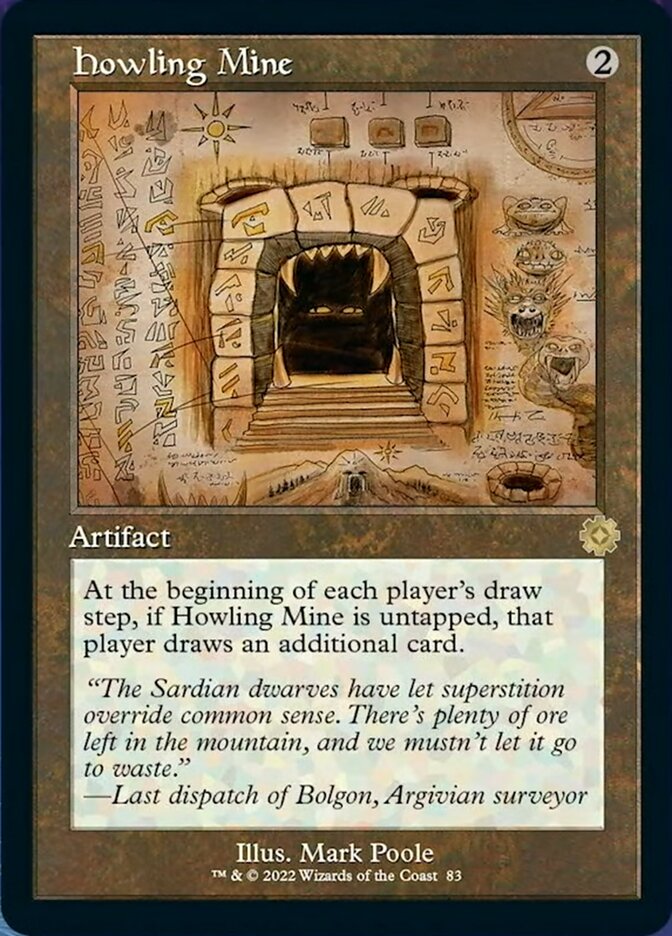 Howling Mine (Retro Schematic) [The Brothers' War Retro Artifacts] | Card Citadel