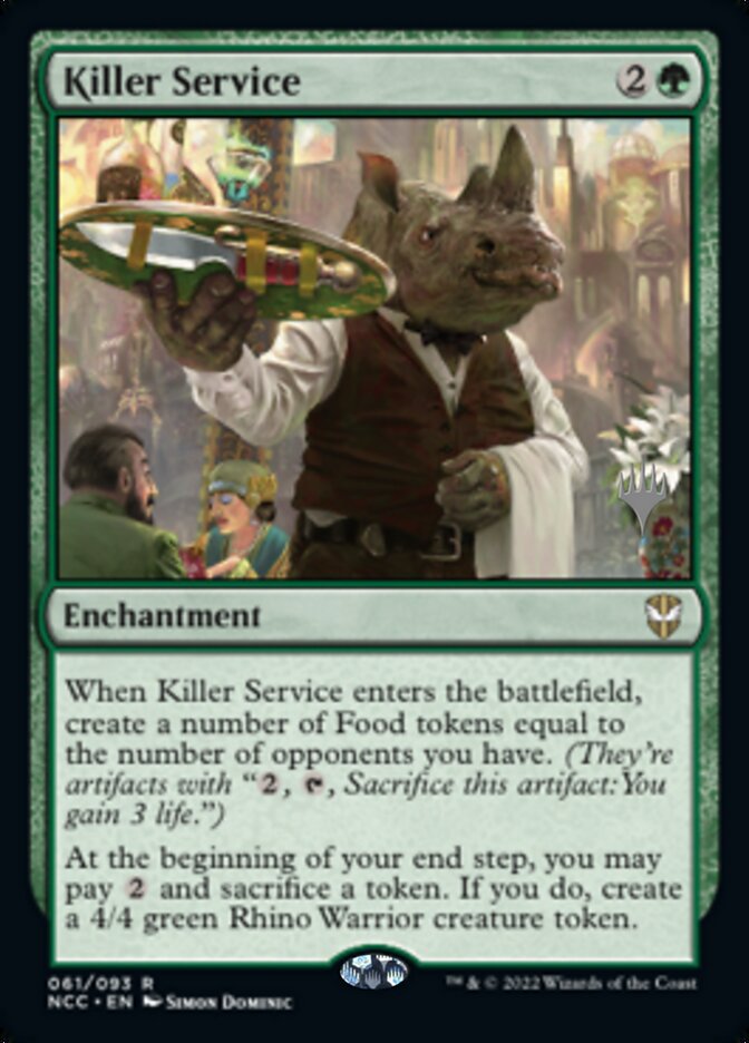 Killer Service (Promo Pack) [Streets of New Capenna Commander Promos] | Card Citadel