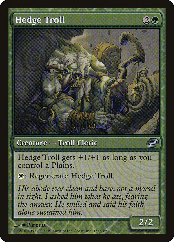 Hedge Troll [Planar Chaos] | Card Citadel