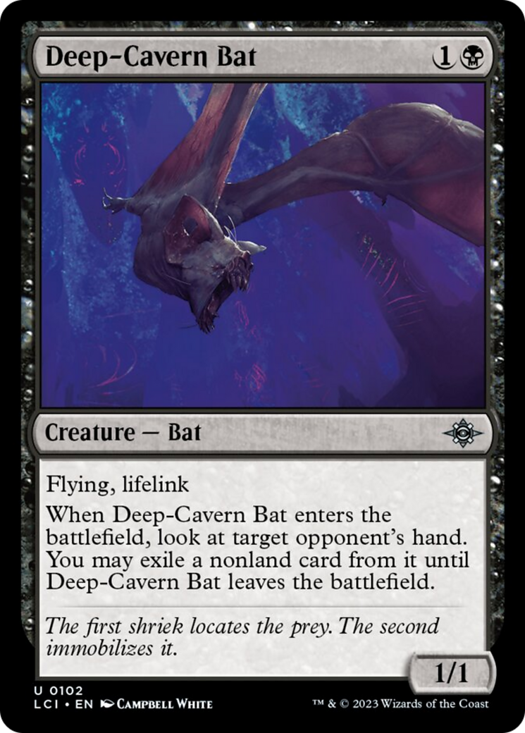 Deep-Cavern Bat [The Lost Caverns of Ixalan] | Card Citadel