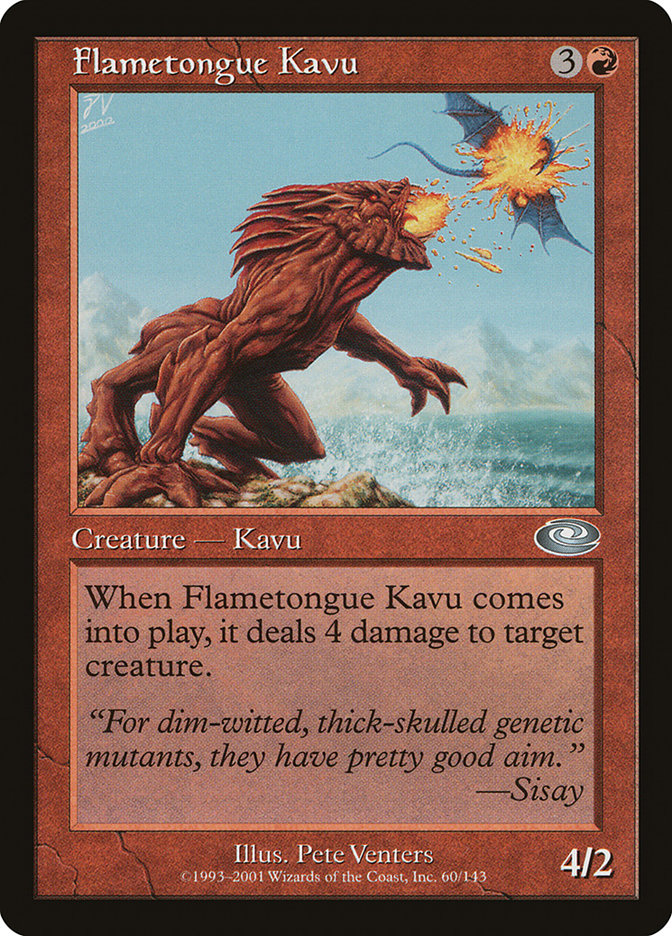 Flametongue Kavu [Planeshift] | Card Citadel