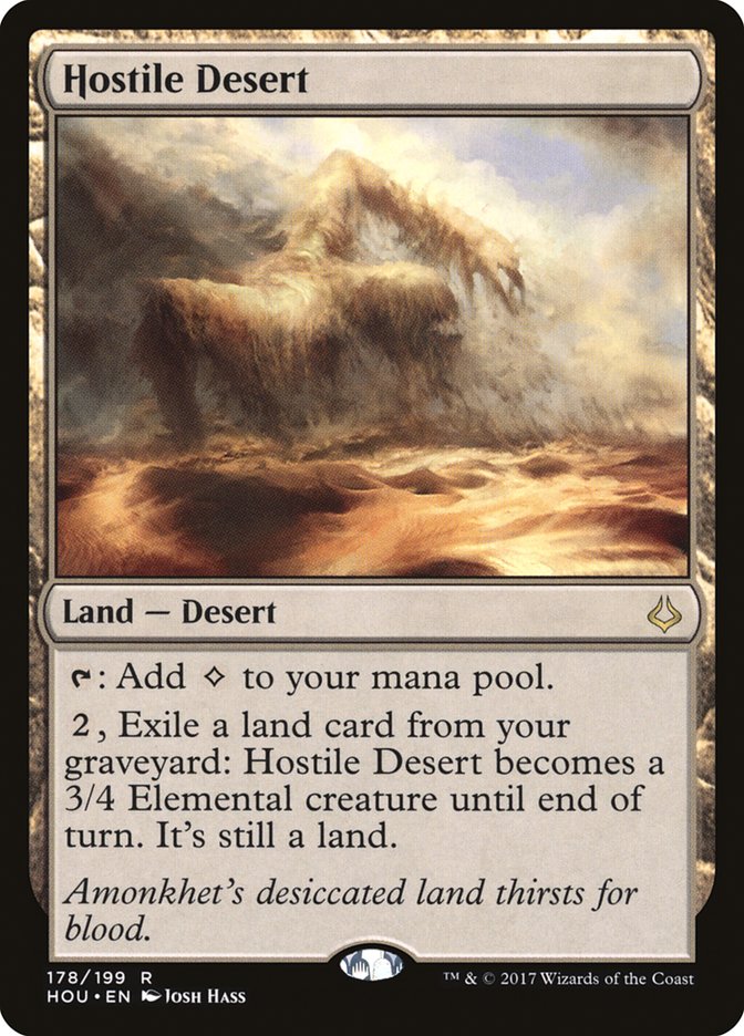 Hostile Desert [Hour of Devastation] | Card Citadel