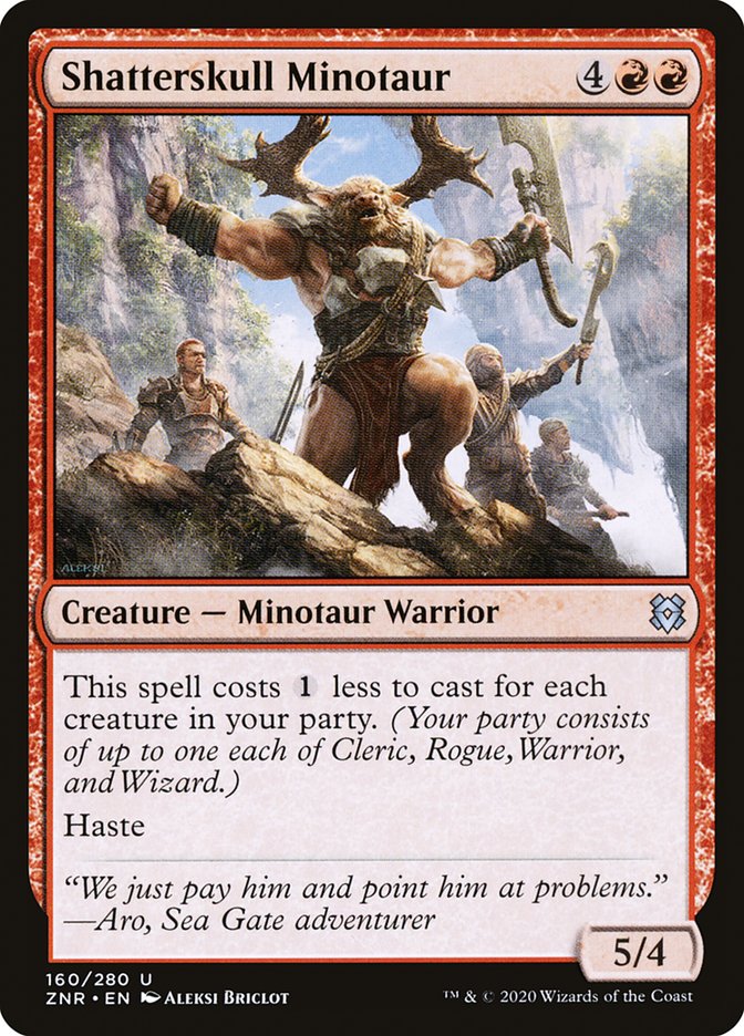 Shatterskull Minotaur [Zendikar Rising] | Card Citadel