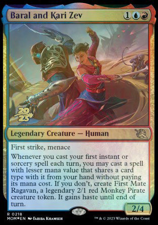 Baral and Kari Zev [March of the Machine Prerelease Promos] | Card Citadel