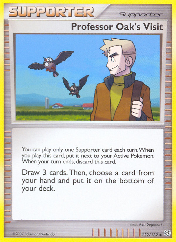 Professor Oak's Visit (122/132) [Diamond & Pearl: Secret Wonders] | Card Citadel