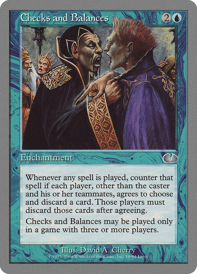 Checks and Balances [Unglued] | Card Citadel