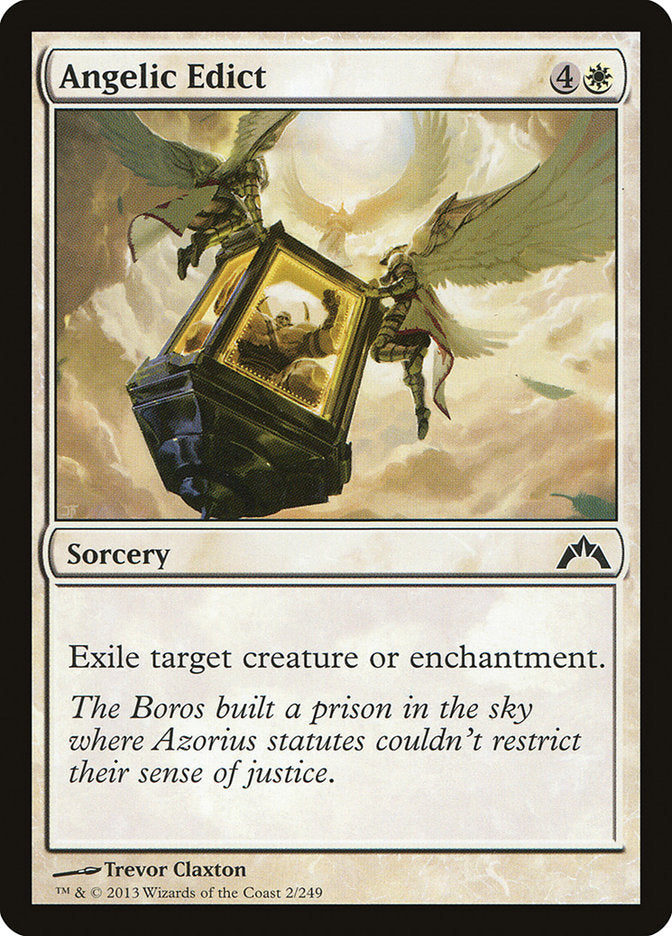 Angelic Edict [Gatecrash] | Card Citadel