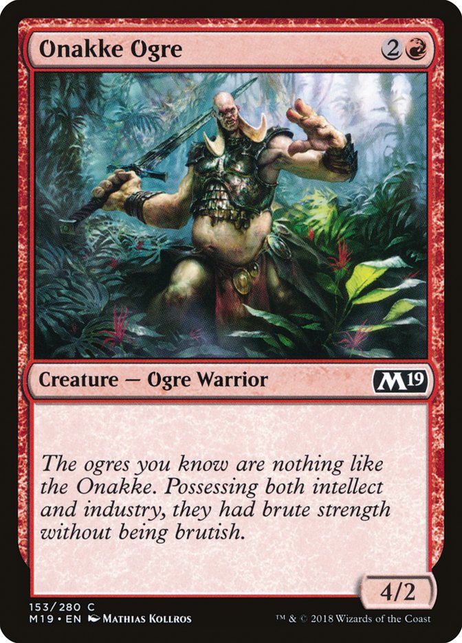 Onakke Ogre [Core Set 2019] | Card Citadel