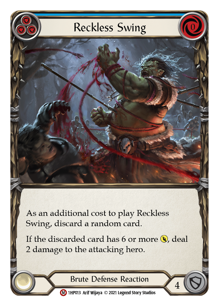 Reckless Swing [1HP013] | Card Citadel