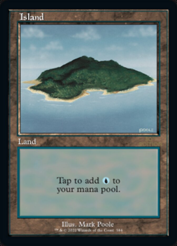 Island (Retro) (584) [30th Anniversary Edition] | Card Citadel