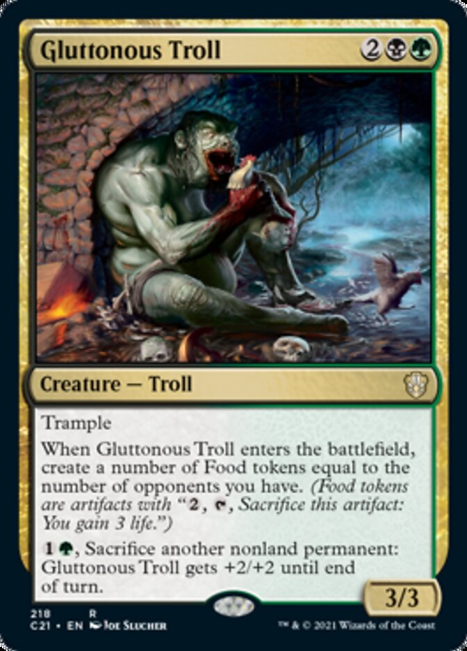 Gluttonous Troll [Commander 2021] | Card Citadel