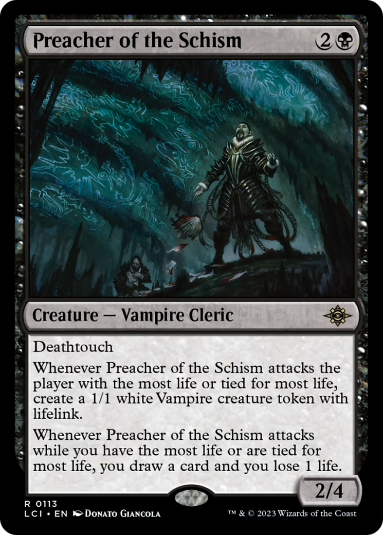 Preacher of the Schism (Extended Art) [The Lost Caverns of Ixalan] | Card Citadel
