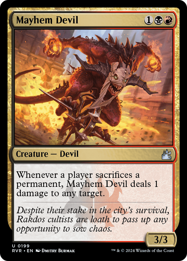 Mayhem Devil [Ravnica Remastered] | Card Citadel