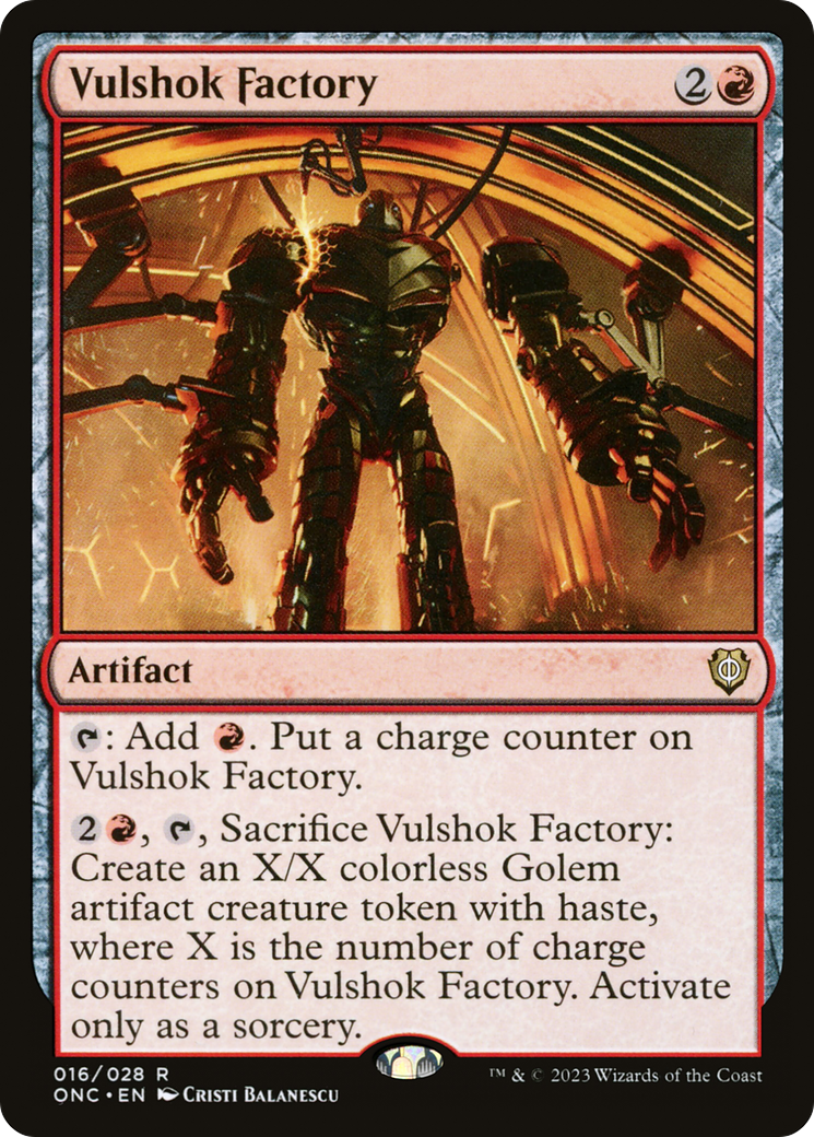 Vulshok Factory [Phyrexia: All Will Be One Commander] | Card Citadel
