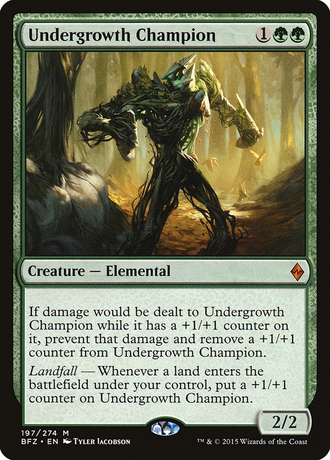 Undergrowth Champion [Battle for Zendikar] | Card Citadel