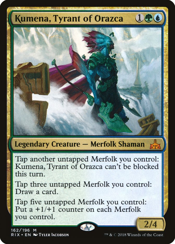 Kumena, Tyrant of Orazca [Rivals of Ixalan] | Card Citadel