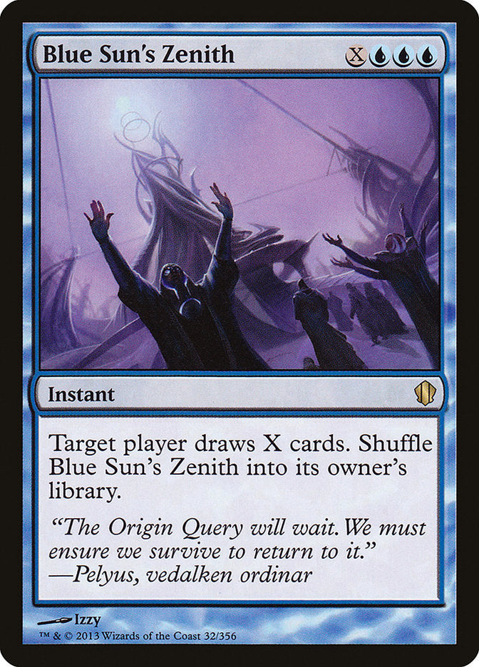 Blue Sun's Zenith [Commander 2013] | Card Citadel