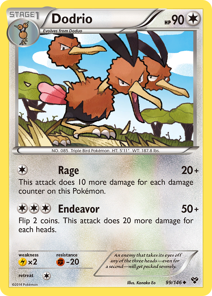 Dodrio (99/146) [XY: Base Set] | Card Citadel