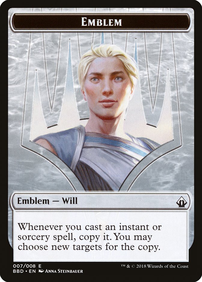 Emblem - Will [Battlebond Tokens] | Card Citadel