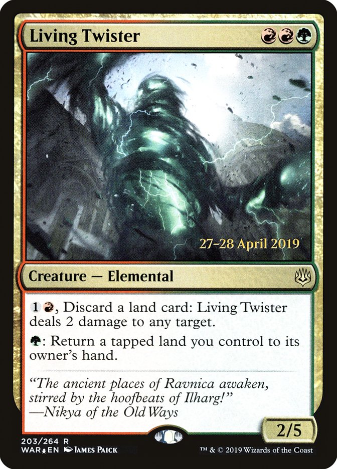 Living Twister  [War of the Spark Prerelease Promos] | Card Citadel