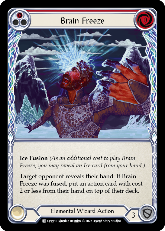 Brain Freeze (Red) [UPR116] (Uprising) | Card Citadel