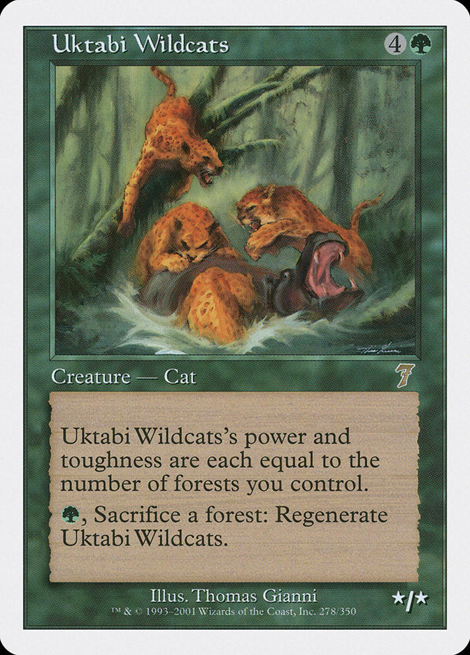 Uktabi Wildcats [Seventh Edition] | Card Citadel