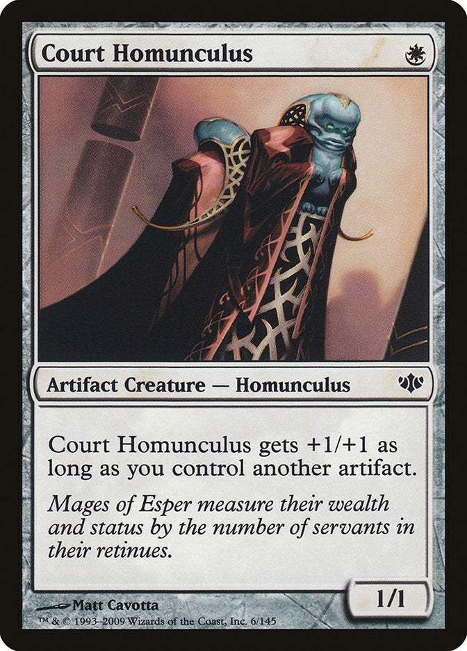 Court Homunculus [Conflux] | Card Citadel