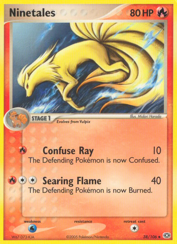 Ninetales (38/106) [EX: Emerald] | Card Citadel
