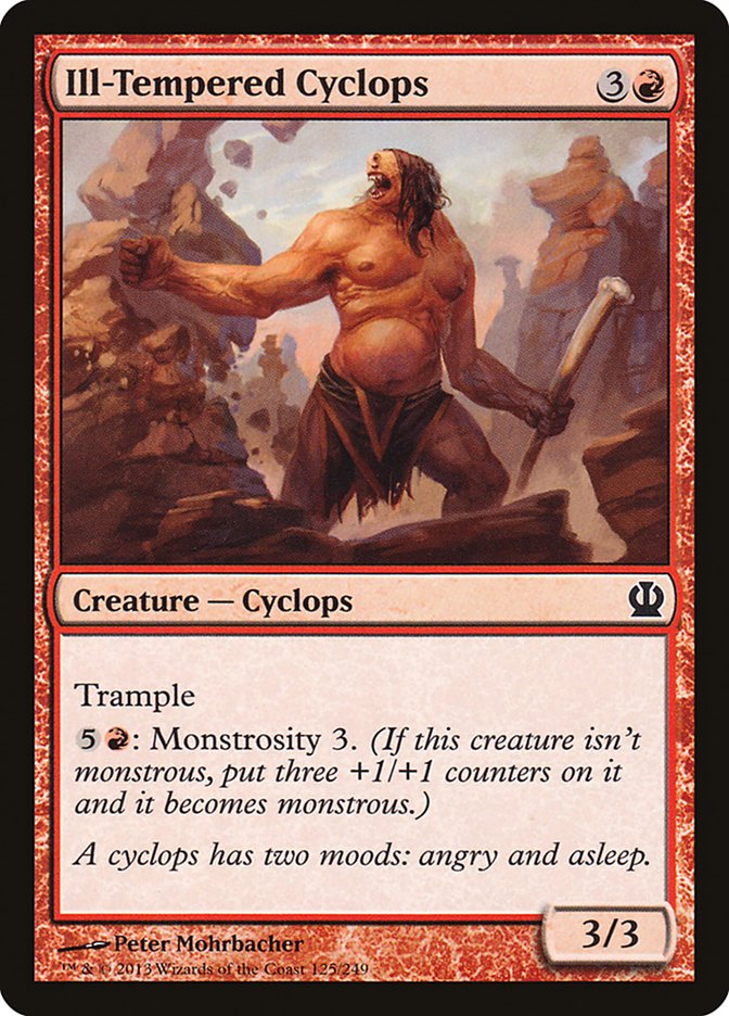 Ill-Tempered Cyclops [Theros] | Card Citadel