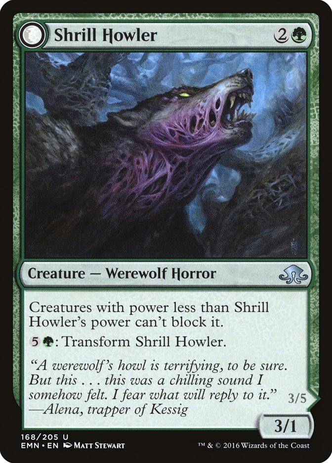 Shrill Howler // Howling Chorus [Eldritch Moon] | Card Citadel