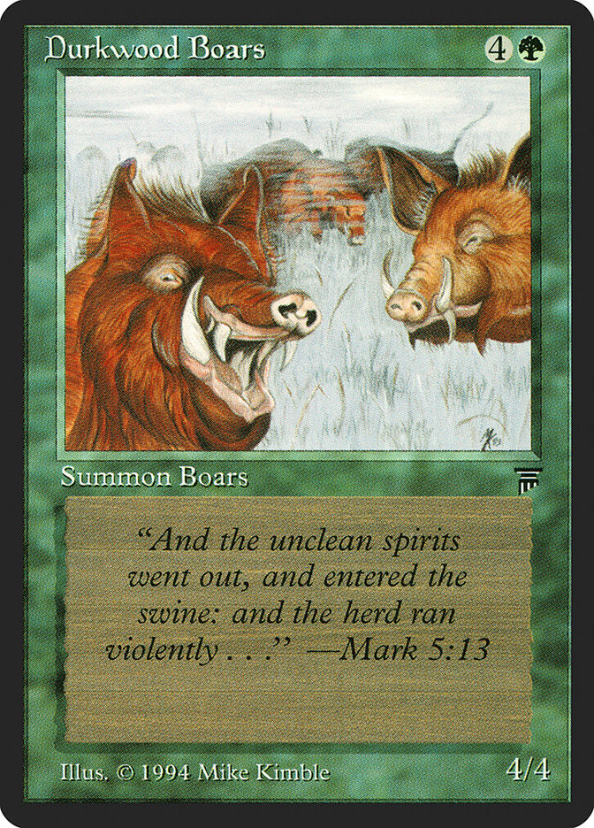 Durkwood Boars [Legends] | Card Citadel