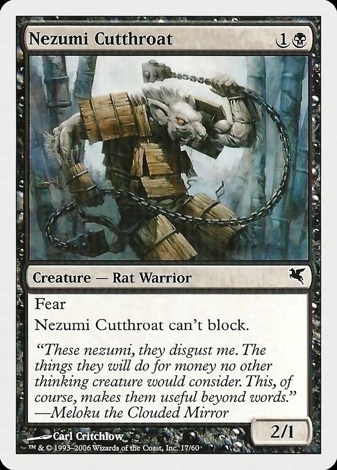 Nezumi Cutthroat [Hachette UK] | Card Citadel