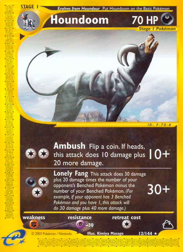 Houndoom (12/144) [Skyridge] | Card Citadel