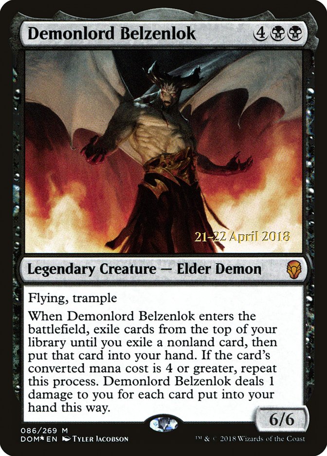 Demonlord Belzenlok [Dominaria Promos] | Card Citadel