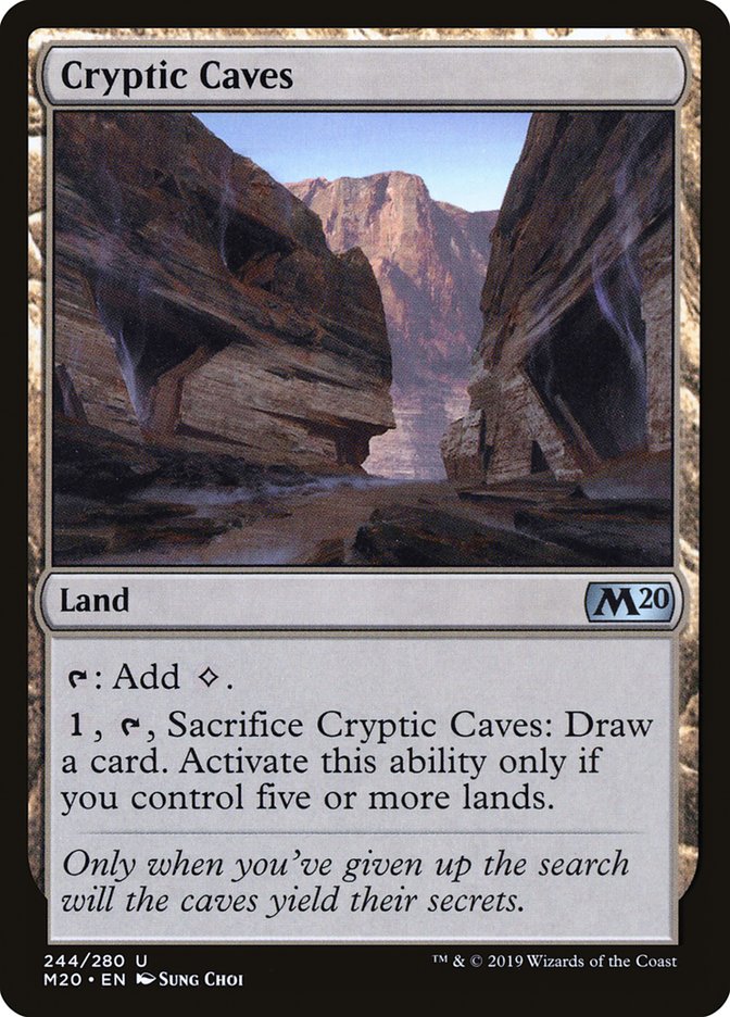Cryptic Caves [Core Set 2020] | Card Citadel