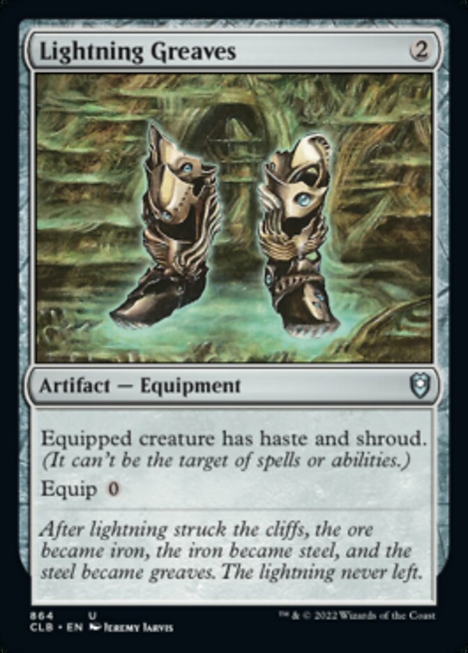 Lightning Greaves [Commander Legends: Battle for Baldur's Gate] | Card Citadel