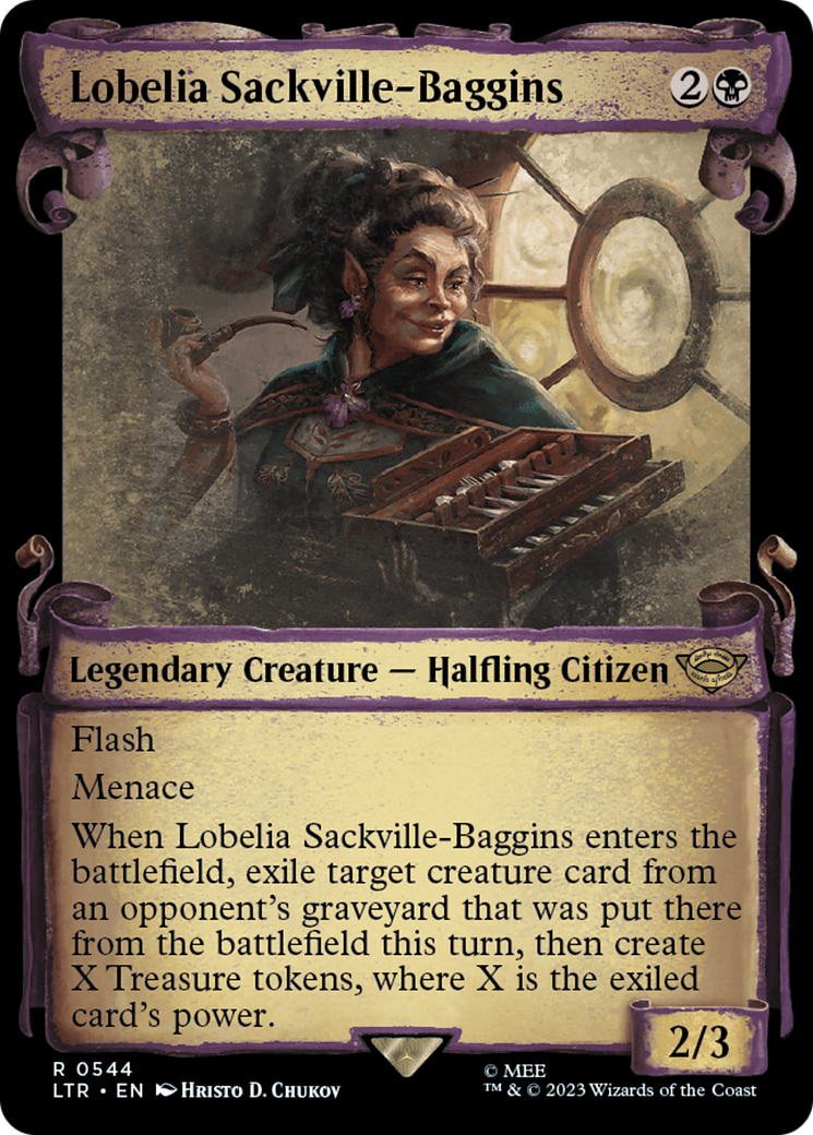 Lobelia Sackville-Baggins [The Lord of the Rings: Tales of Middle-Earth Showcase Scrolls] | Card Citadel