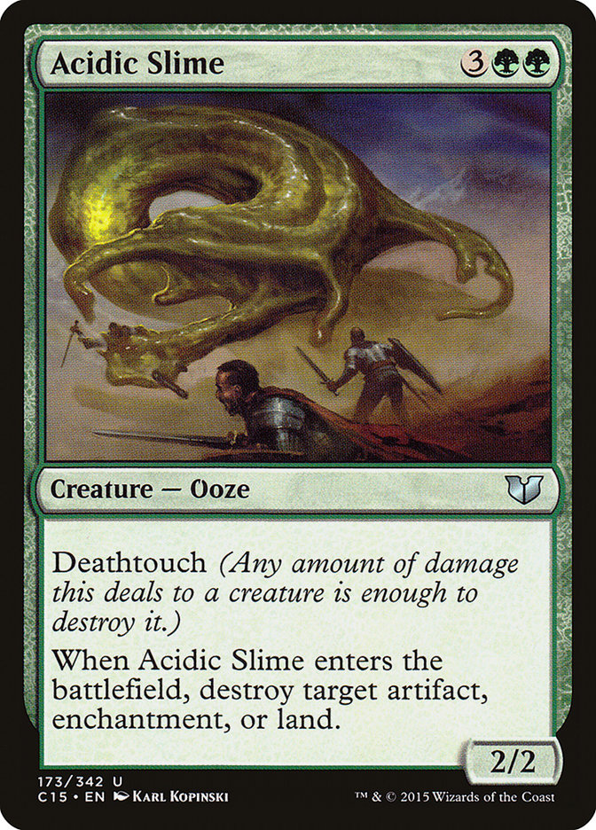 Acidic Slime [Commander 2015] | Card Citadel
