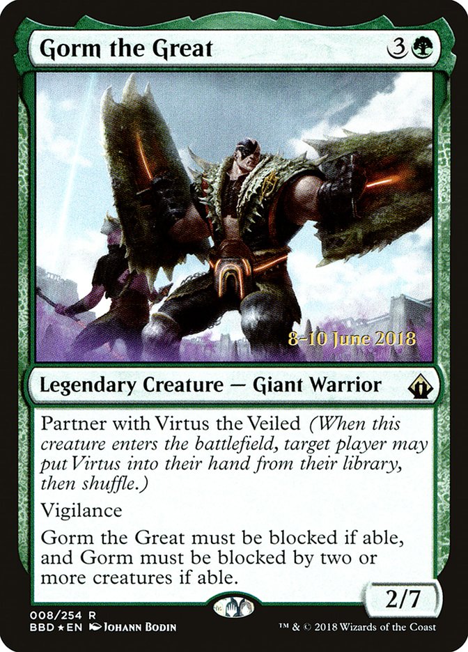 Gorm the Great [Battlebond Promos] | Card Citadel