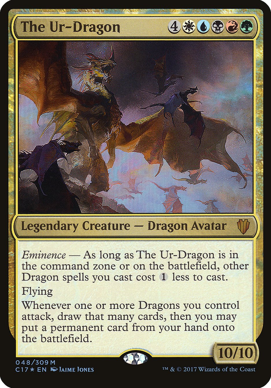 The Ur-Dragon (Commander 2017) [Commander 2017 Oversized] | Card Citadel