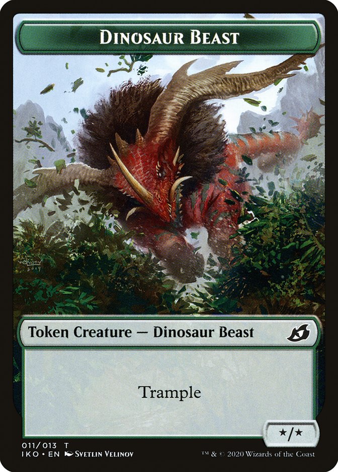Dinosaur Beast Token [Ikoria: Lair of Behemoths] | Card Citadel