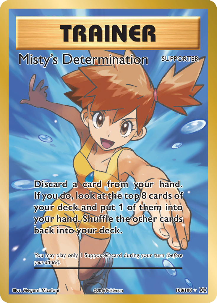 Misty's Determination (108/108) [XY: Evolutions] | Card Citadel